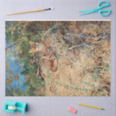 キツネ、ブルーノリジェフォス 薄葉紙 (クラフト)