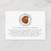 キツネ&ヘア |折り返し表示なしシャワー挿入 エンクロージャーカード (正面)