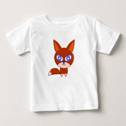 キツネ ベビーTシャツ (正面)