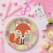 キツネ ペーパープレート (パーティー)