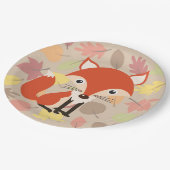 キツネ ペーパープレート (アングル)