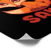 キツネ ポスター (角)