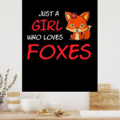 キツネ ポスター (キッチン)