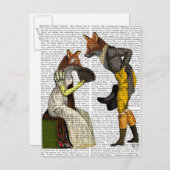 キツネ ポストカード (正面/裏面)