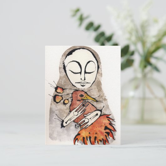 キツネ ポストカード (スタンド正面)