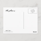 キツネ ポストカード (裏面)