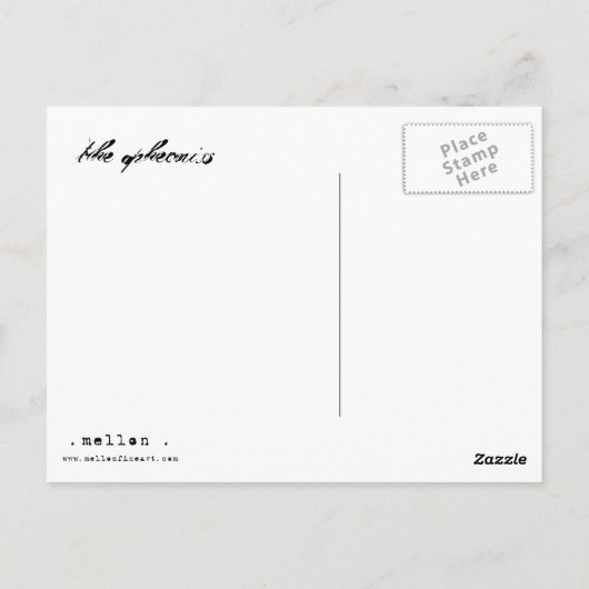 キツネ ポストカード (裏面)