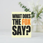 キツネ ポストカード (スタンド正面)