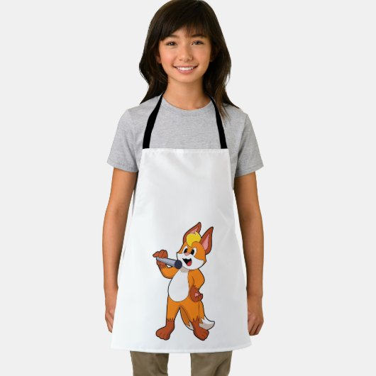 キツネ（マイク付き） エプロン (インサイチュ)