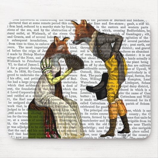 キツネ マウスパッド (正面)