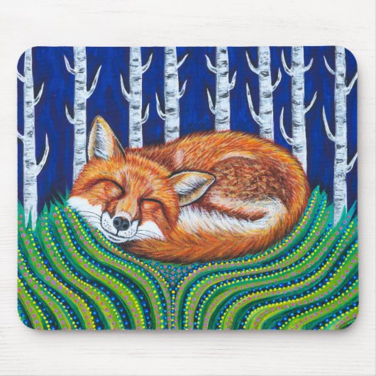 キツネ マウスパッド (正面)