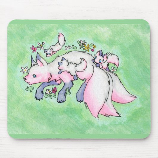 キツネ マウスパッド (正面)