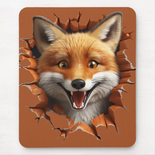 キツネ マウスパッド (正面)