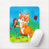 キツネ マウスパッド (マウス)