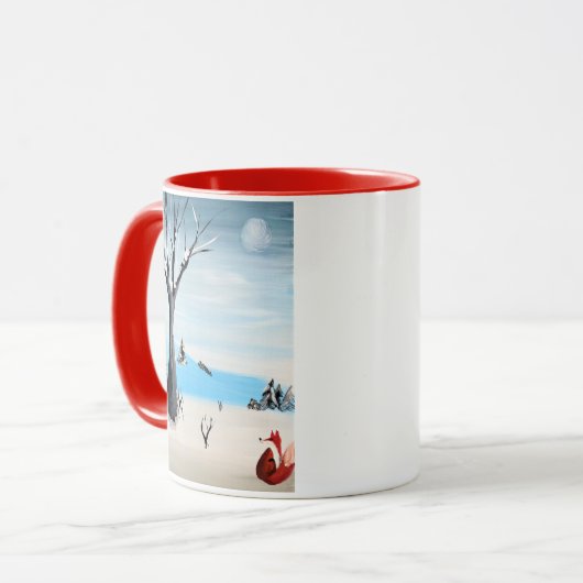 キツネ マグカップ (正面左)