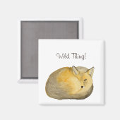 キツネ マグネット (正面/裏面)