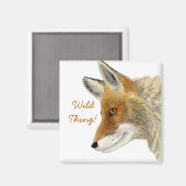 キツネ マグネット (正面/裏面)