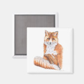 キツネ マグネット (正面/裏面)