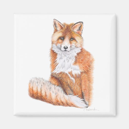 キツネ マグネット (正面)