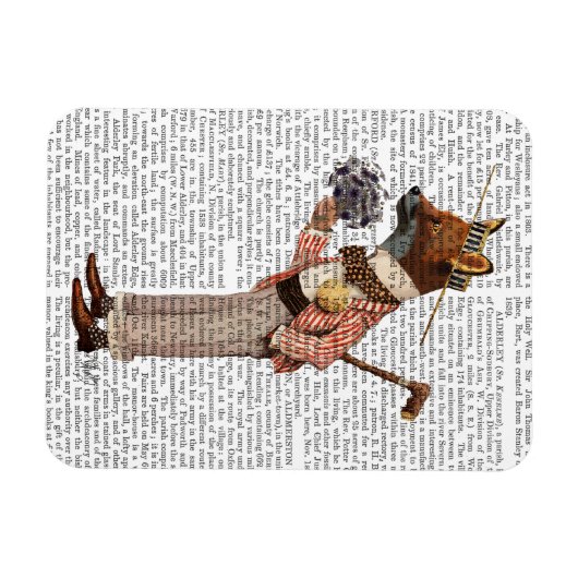 キツネ マグネット (横)