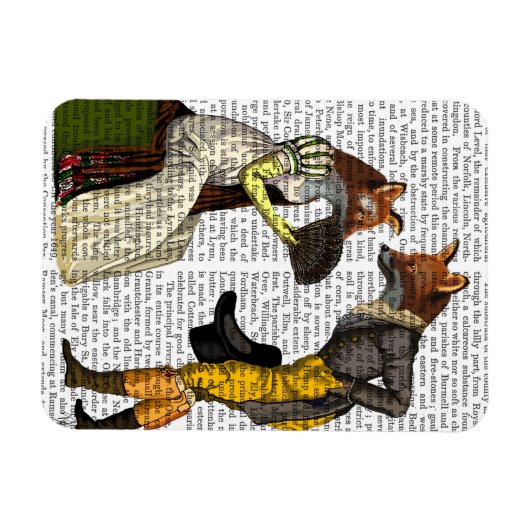 キツネ マグネット (横)