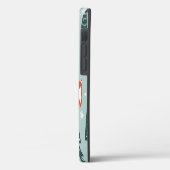 キツネ、モミ、冬、カラフル模様 Case-Mate iPhoneケース (裏面 / 左)