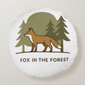 キツネ ラウンドクッション (裏面)