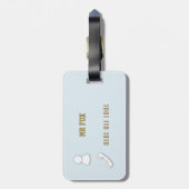キツネ ラゲッジタグ (裏面縦)