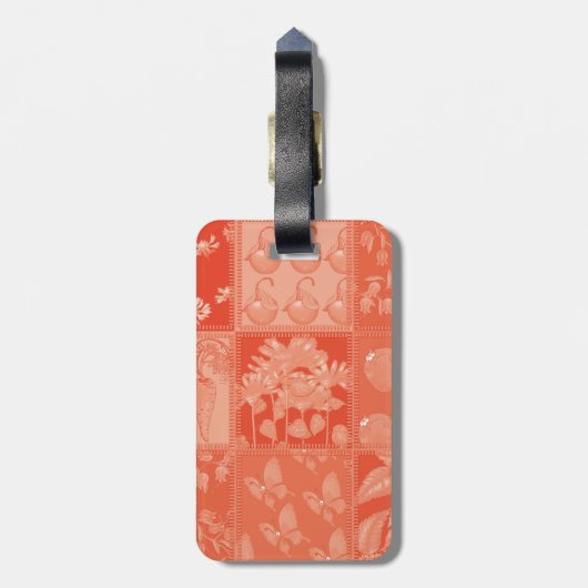 キツネ ラゲッジタグ (裏面縦)