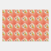 キツネ ラッピングペーパーシート (正面)