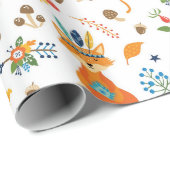 キツネ🦊  ラッピングペーパー (ロールコーナー)