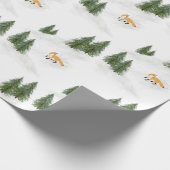 キツネ ラッピングペーパー (角)