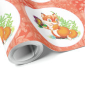 キツネ ラッピングペーパー (ロールコーナー)