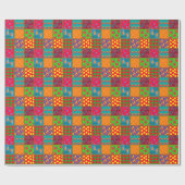 キツネ ラッピングペーパー (フラット)