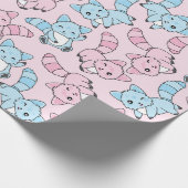 キツネ ラッピングペーパー (角)