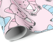 キツネ ラッピングペーパー (ロールコーナー)