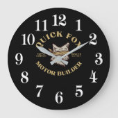 キツネ ラージ壁時計 (正面)