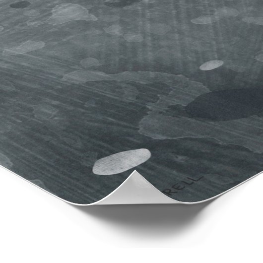 キツネ・森 ポスター (角)