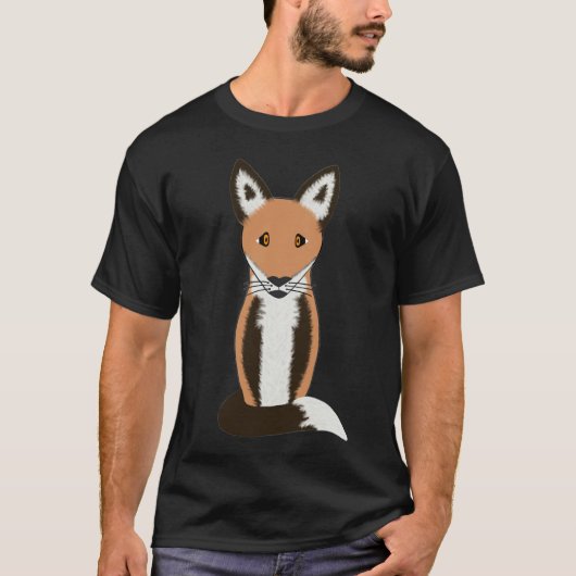 キツネ 男性Tシャツ Tシャツ (正面)