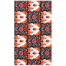 キツネ&自然ノルディックフォークアート