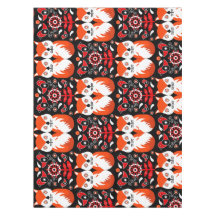 キツネ&自然ノルディックフォークアート