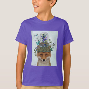 キツネ（蝶の瓶付き） Tシャツ