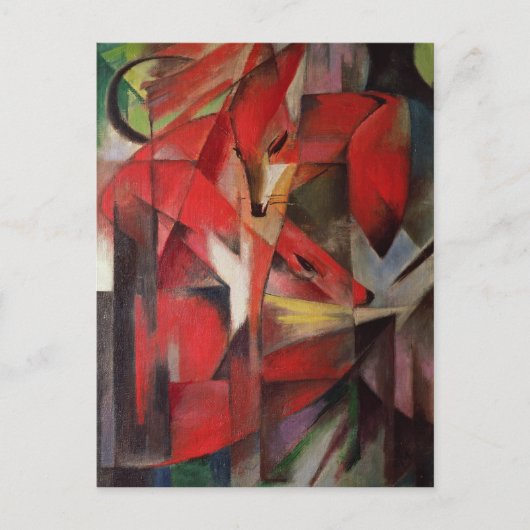 キツネ, 1913 ポストカード (正面)