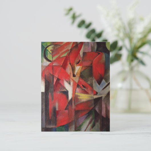 キツネ, 1913 ポストカード (スタンド正面)