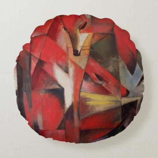 キツネ、1913 2 ラウンドクッション (正面)