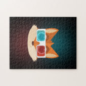 キツネ- 3D ジグソーパズル (横)