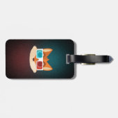 キツネ- 3D ラゲッジタグ (裏面横)