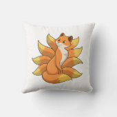 キツネ(9本のキツネテール) クッション (裏面)