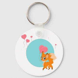 キツネ（Balloon Keychain付き） キーホルダー