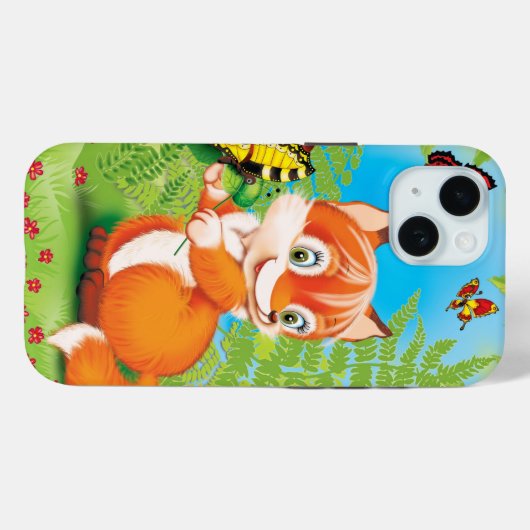 キツネ Case-Mate iPhoneケース (裏面 (横))